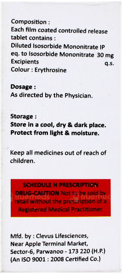Isobide 30 Cr Tablet 10